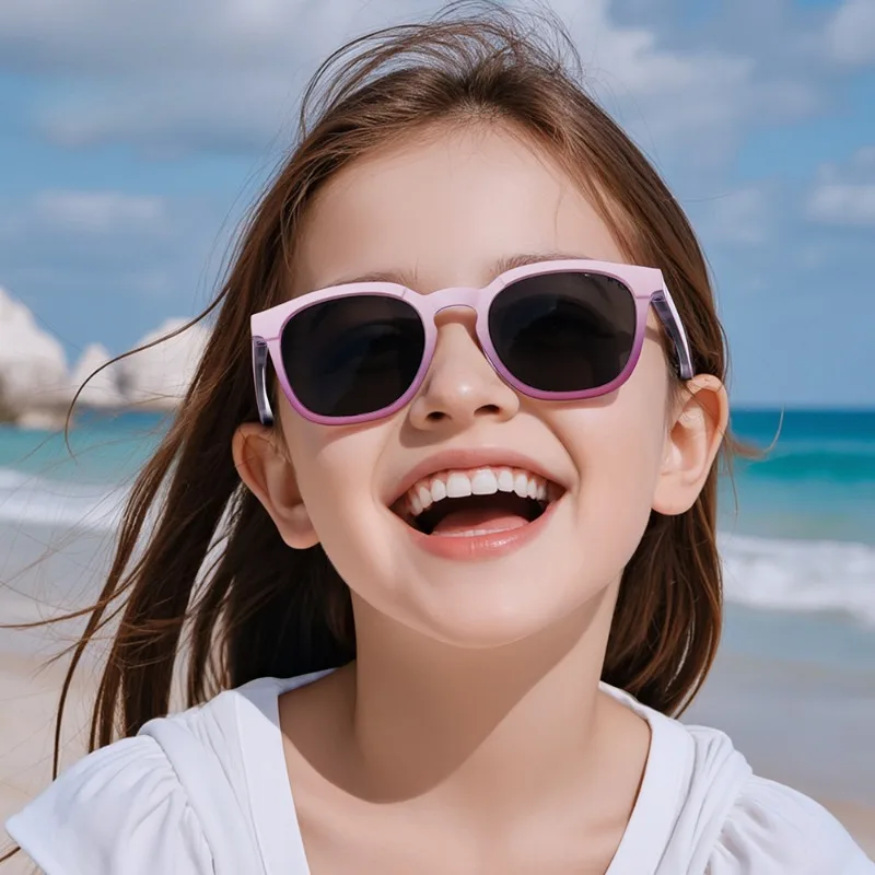 Lunettes De Soleil Enfants UV400 - Monture Plastique Colorée - Unisexe - Neuf Avec étiquettes
