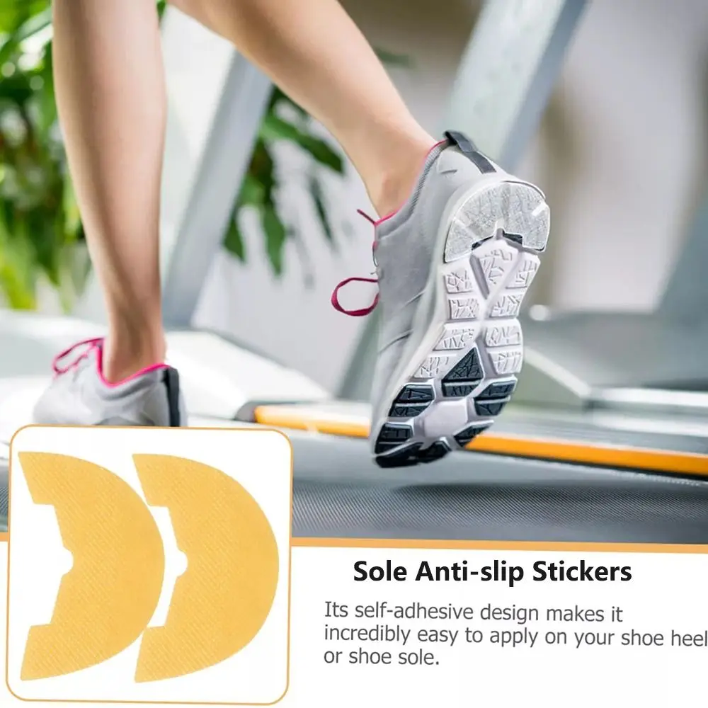 1 Pair Noise Reduction Sole Anti-slip Stickers Thickened Wear-resistant Sole Protection Pads Sneaker Grips