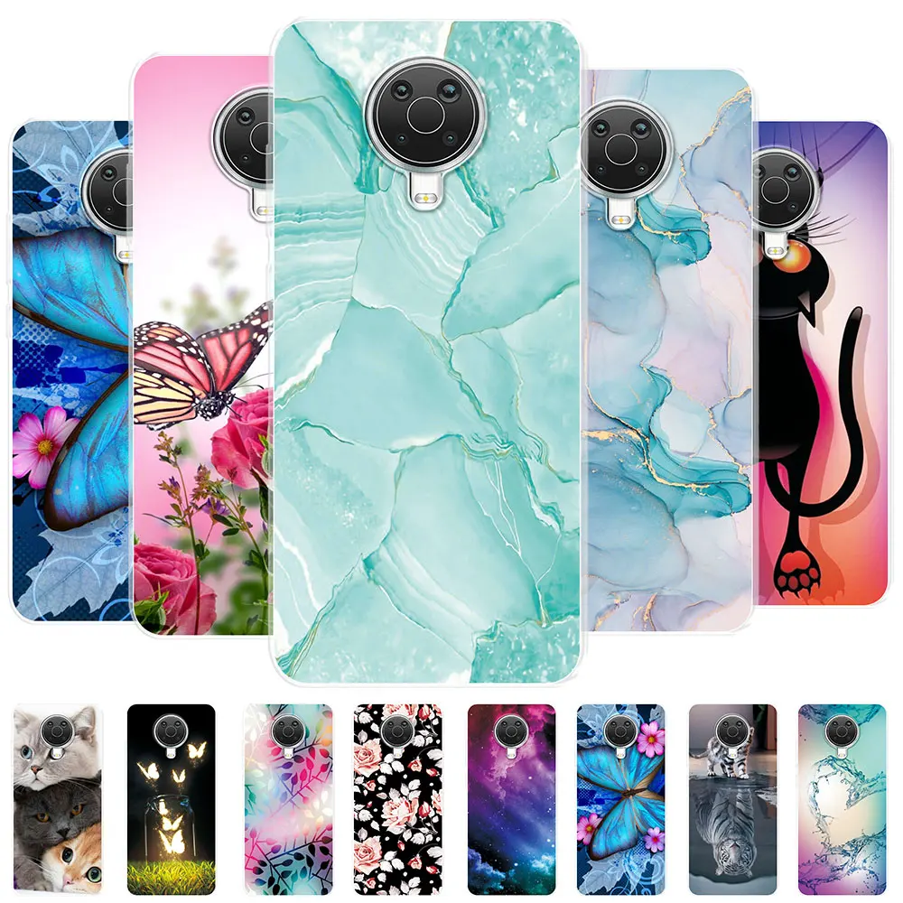 Elegant 6.52 Marble Clear TPU Silicone Soft Case - Flexible Protective Cover