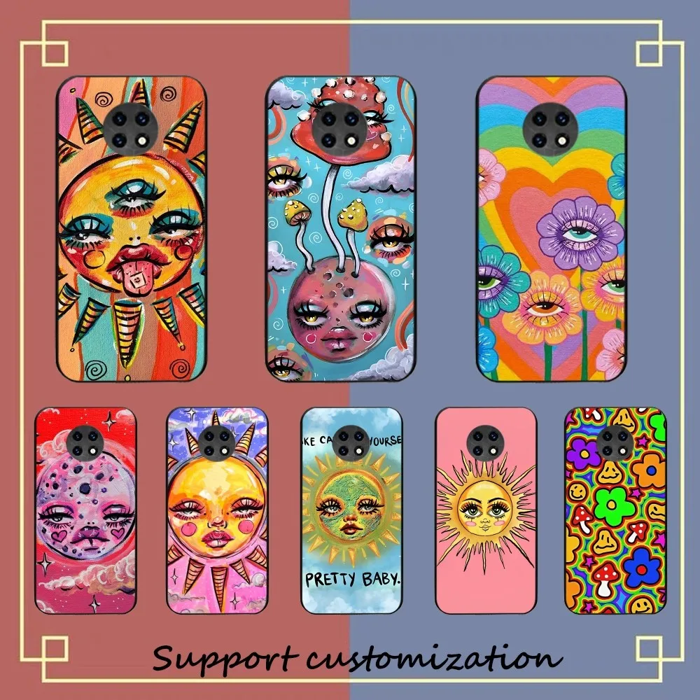 Custodia Per Telefono Indie Hippie Art Per Redmi Note 4X5 A 6 7 8 Pro T 9 Pro 9S 10 Pro 11 Pro 11S 11Epro Pocom3Pro