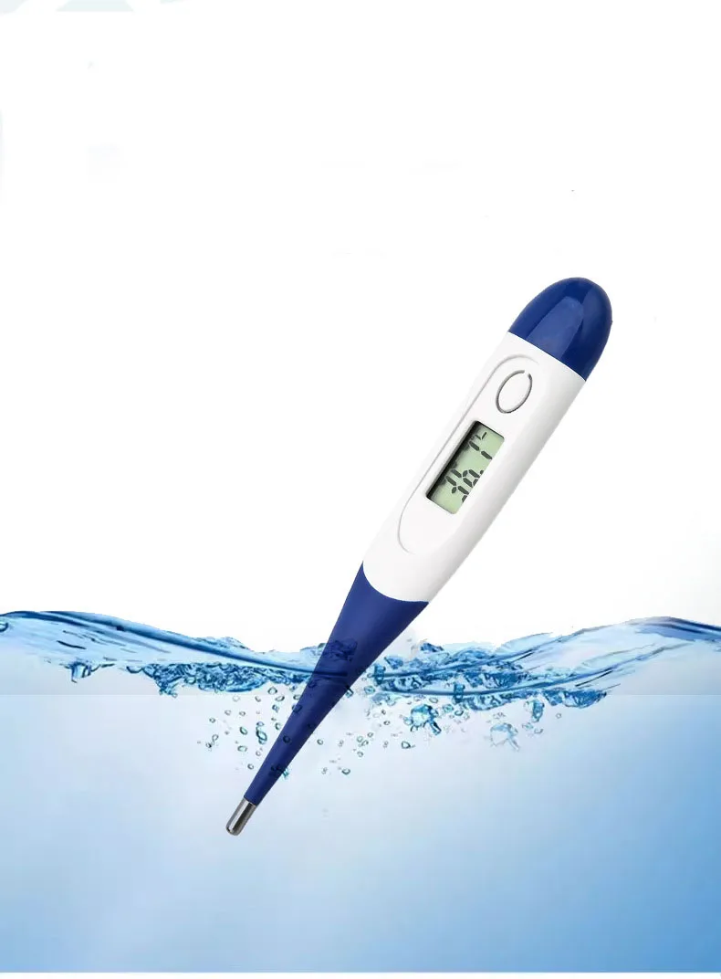 Animal Thermometer Portable Precision Clinical fever temperature for pet Medical electronics TPR silicone Waterproof Probe veterinary accessories