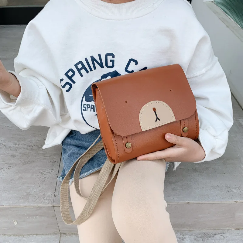 Kawaii Fashion Korean Wave Children's Vintage Bear Backpack New Travel Backpack Cute Mini Kindergarten Book Bag Gift 1