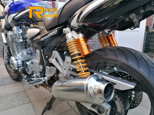 ヤマハxjr1300用モーターサイクルリアショック,調整可能,窒素