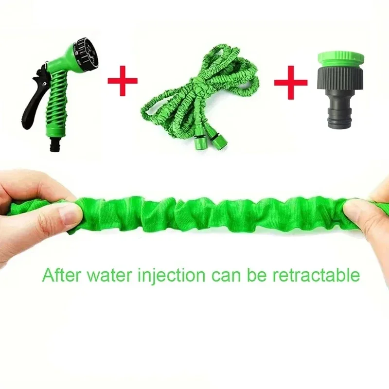Expandable Magic Hose Water Gun 7 Water Spraying Functions High Pressure Car Wash Home Garden Watering garden hose expandable magic hose water gun expandable water hose water hose expandable hose