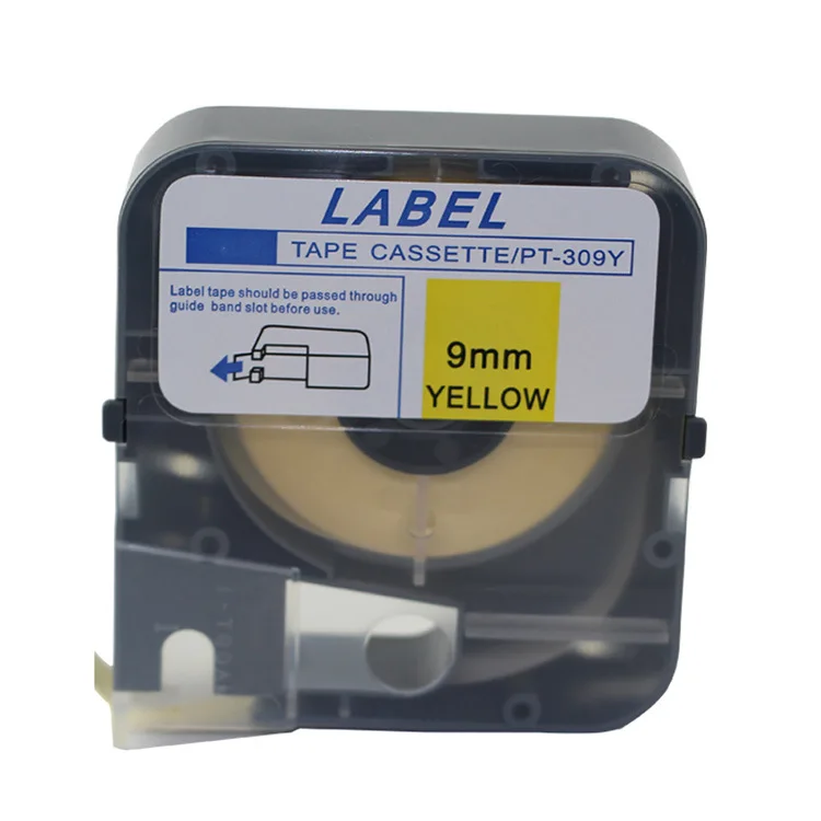 1PCS 5mm/9mm/12mm label tapes cassette PT-305/309/312 for MAX letatwin Cable LM-370E 380E 390A tube marking Machine