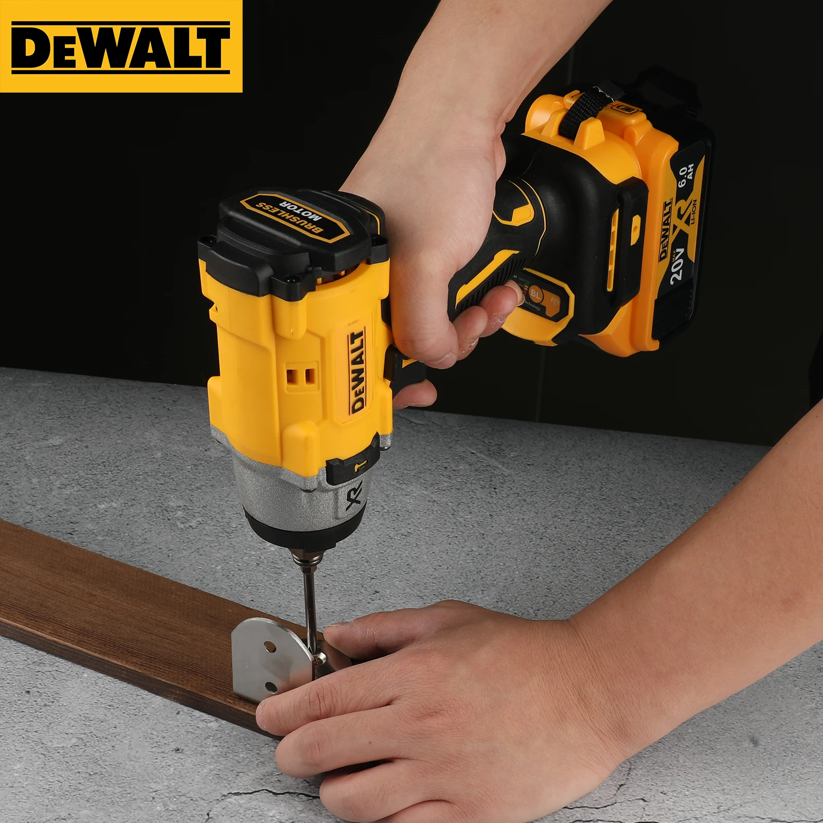 DEWALT DCF922 ATOMIC 20V MAX 1/2 in. Cordless Impact Wrench Variable Speed Electric Wrench with Detent Pin Anvil Bare Tool 3