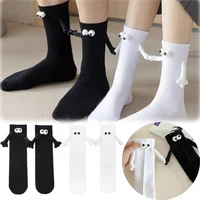Novelty Magnetic Holding Hands Socks Funny Couples Socks Gifts for Women Men Teens Friends Couples Anniversary Birthday Gifts