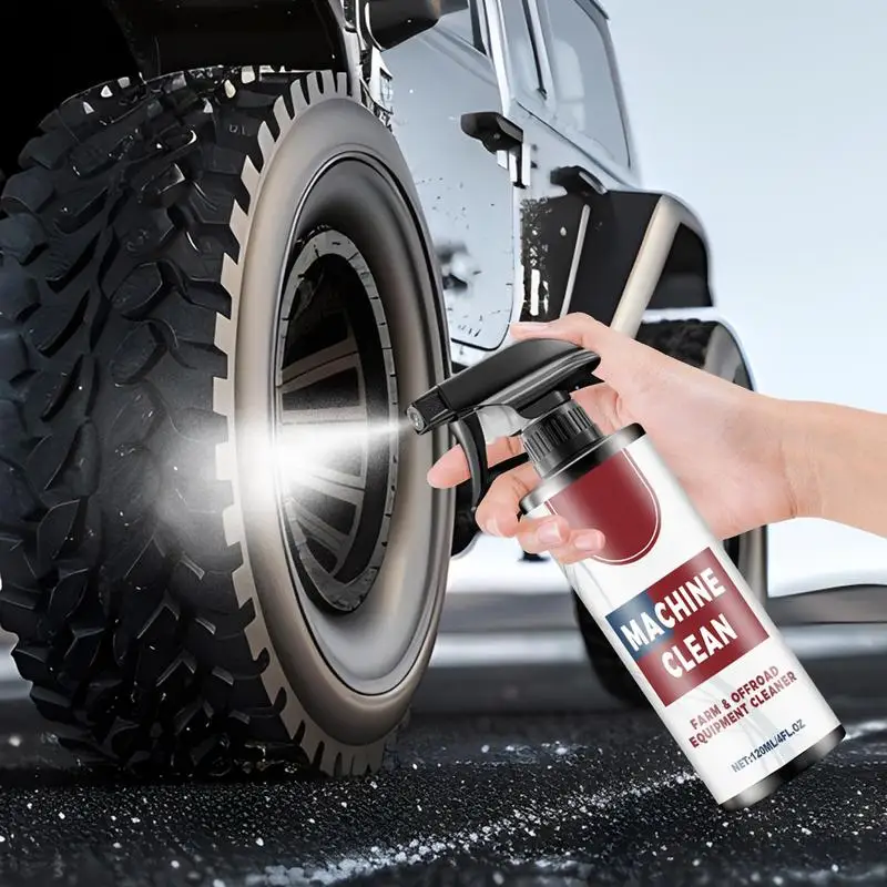 Car Wheel Cleaner 120ml Spray Rapid Removal Brake Dust Cleaner Heavy-Duty Multi-purpose Long-Lasting Dirt Remover Coating Wax