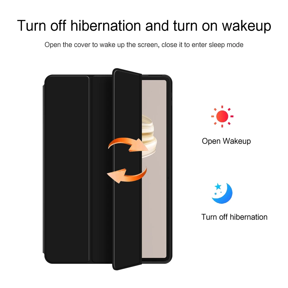 Premium Tri-Folding PU Leather Stand Cover