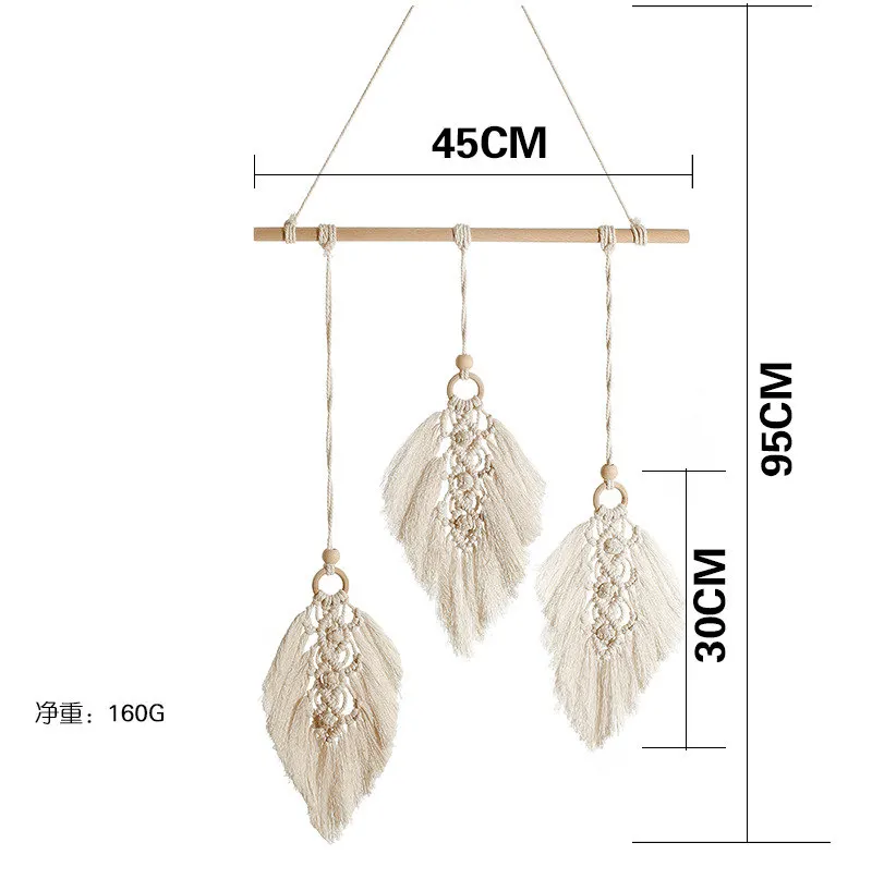 Macrame Wall Hanging Boho Home Decor Macrame Dream Catcher Christmas Room Decoration Living Room Bedroom Decor Wedding Party