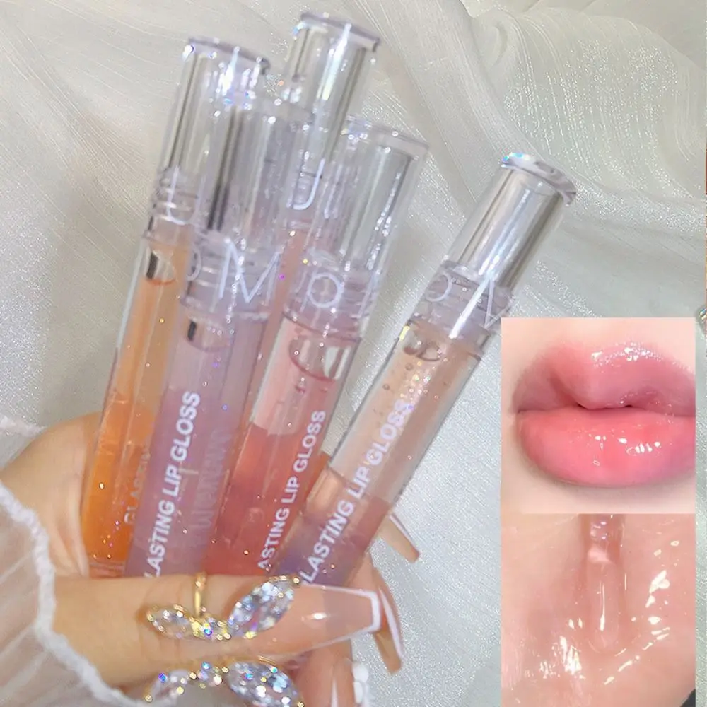 Lip Coat For Lipstick Mirror Lipgloss Fine Diamond Lip Plumper Idratante Lip Oil Water Lip Gloss Lip Dyed Lip Glow Oil