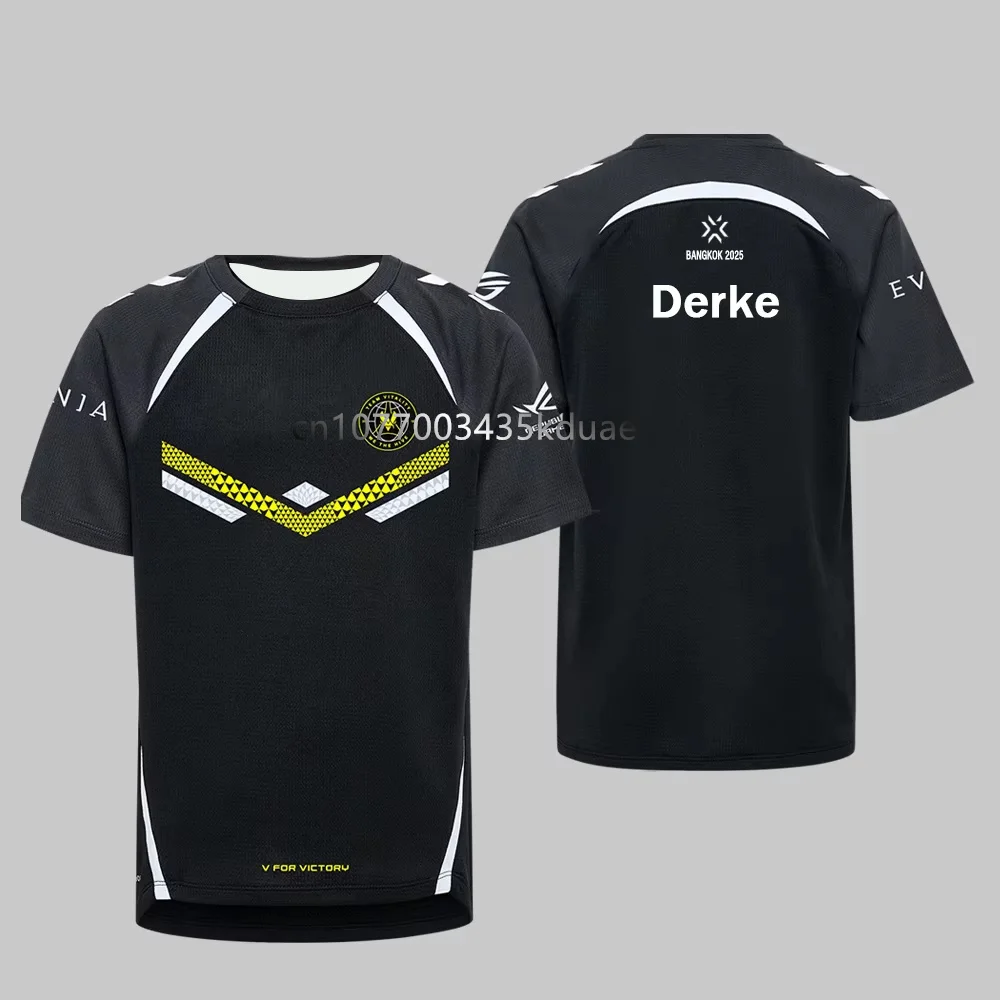 CS2 Esports Team Vitality New Jersey Major Training Uniform Gamer Fans T Shirts Street Oversized Tops Quick-drying Tops