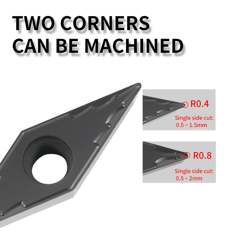 VCMT VCMT160404 VCMT160408 TM/TF YZ6030 Carbide Insert for
