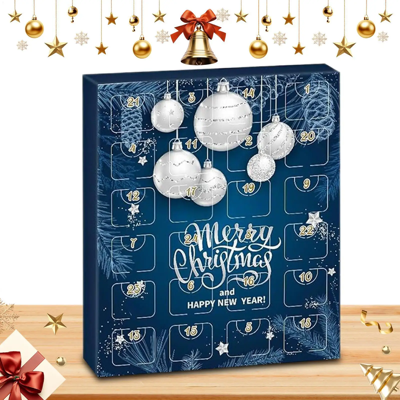 Calendario De Adviento 2025 De Joyería Para Niñas | 22 Colgantes Y 2 Collares Ajustables | DIY De Pulseras | Cuenta Atrás Con Cajones | Regalo Navideño Creativo