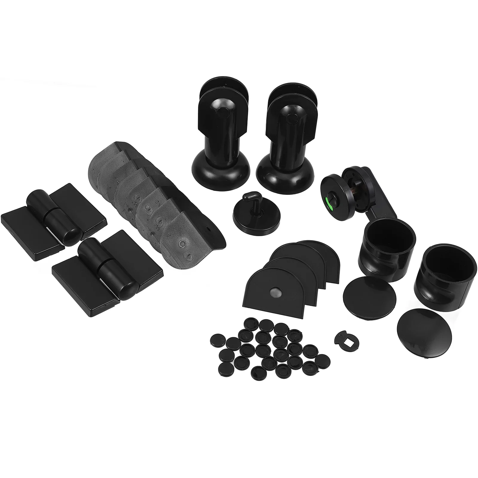 

Toilet Partition Stand Bracket Cut off Accessory Restroom Partitions Plastic Hardware