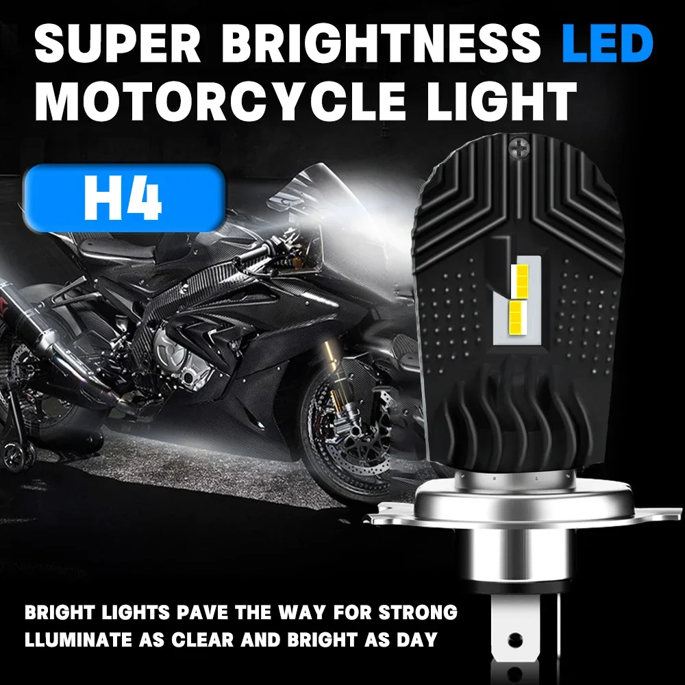 

High Power 20W 4000LM 6000K Car Motorcycle LED Bulbs H4 Hi Lo Beam Headlight Lamp