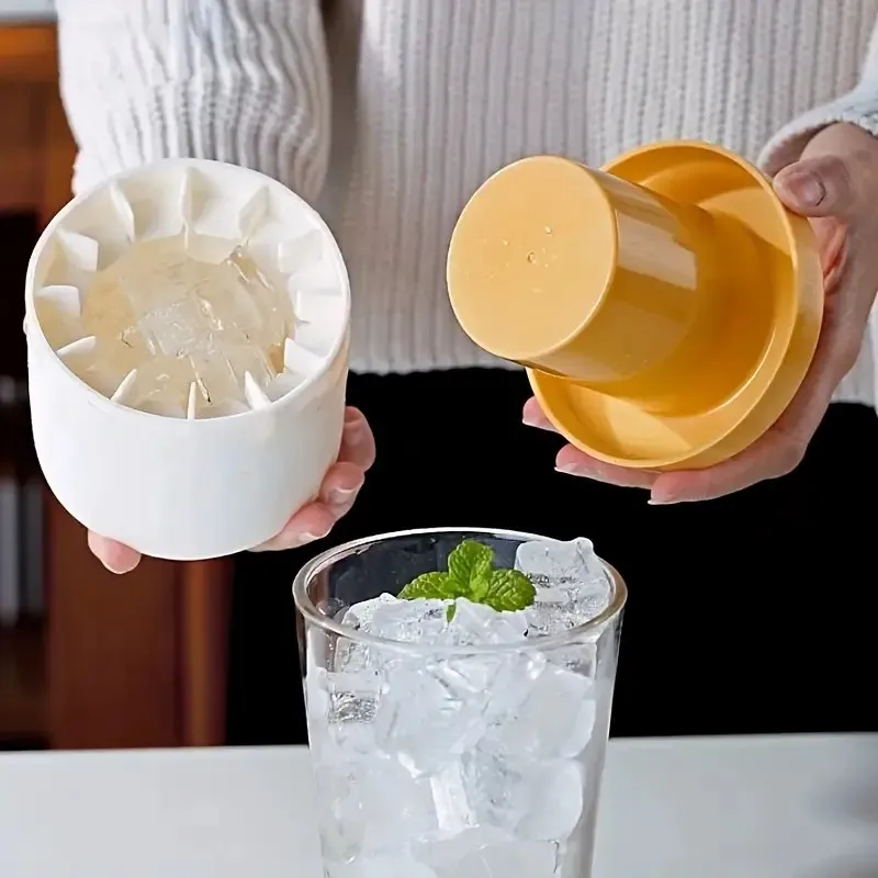 1pc Make Perfectly-Shaped Ice Cubes With Easy-Release Silicone Ice Cube Mold Holds Up To 60 Cubes ice cube mold