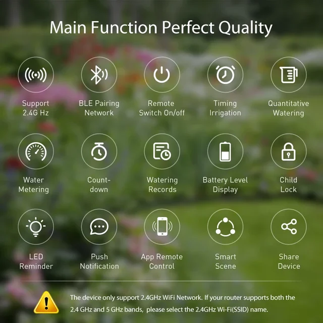 Smart Watering Timer Bluetooth Gateway Remote Control Courtyard Automatic Watering Timing Irrigation Controller Water Valve 3