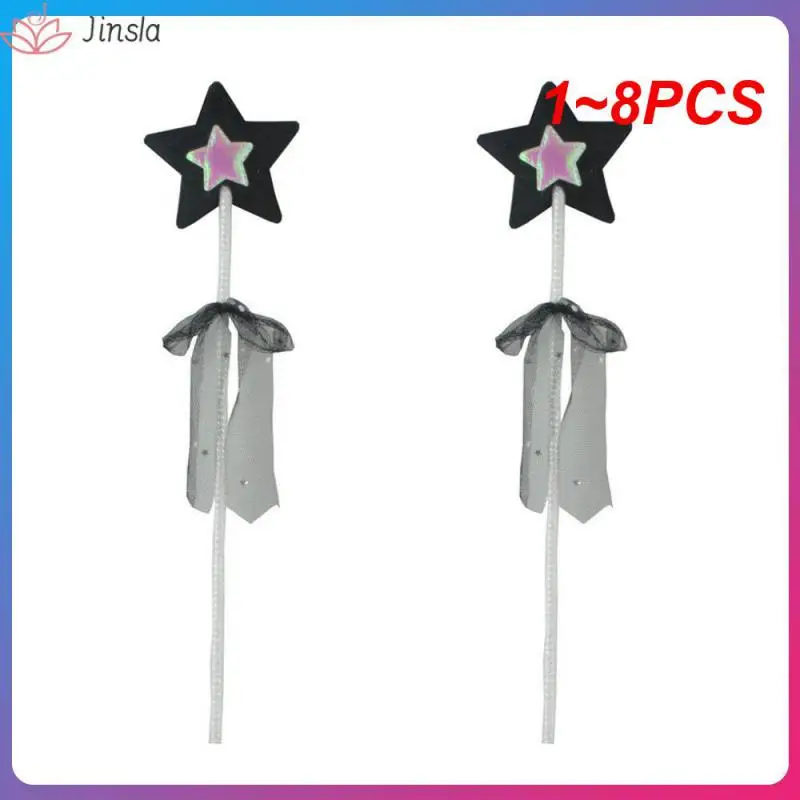 

1~8PCS Manual Process Fairy Cat Stick Make You Stand Out From The Crowd Wand Holiday Party Five-pointed Star Fairy Stick