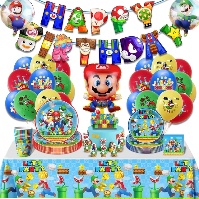 Jeux anniversaire Mario  Jeux anniversaire, Anniversaire mario bros, Thème  jeux