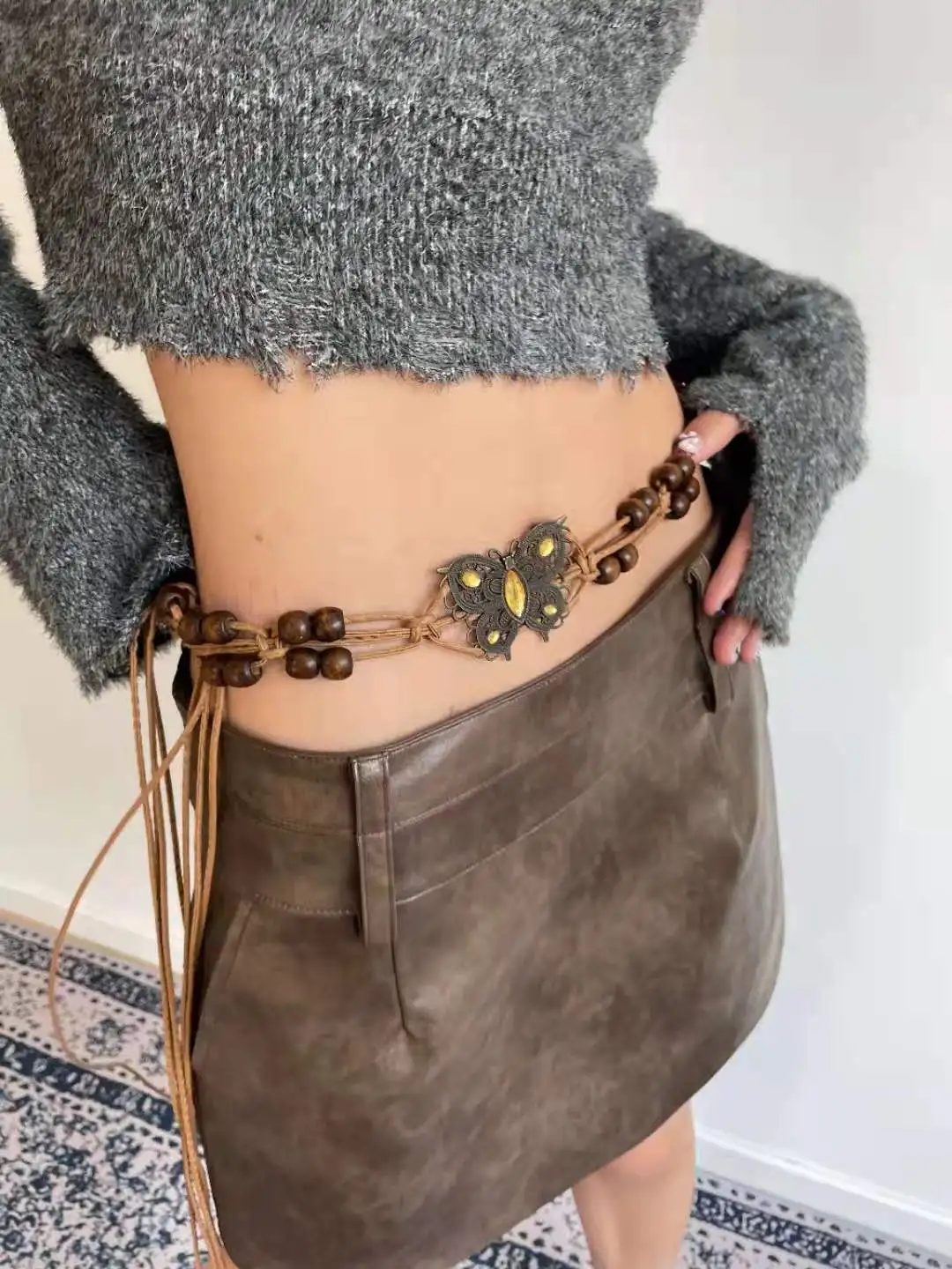 Butterfly Chain Belt | Vintage Chain Belts | Butterfly Belt Y2k 