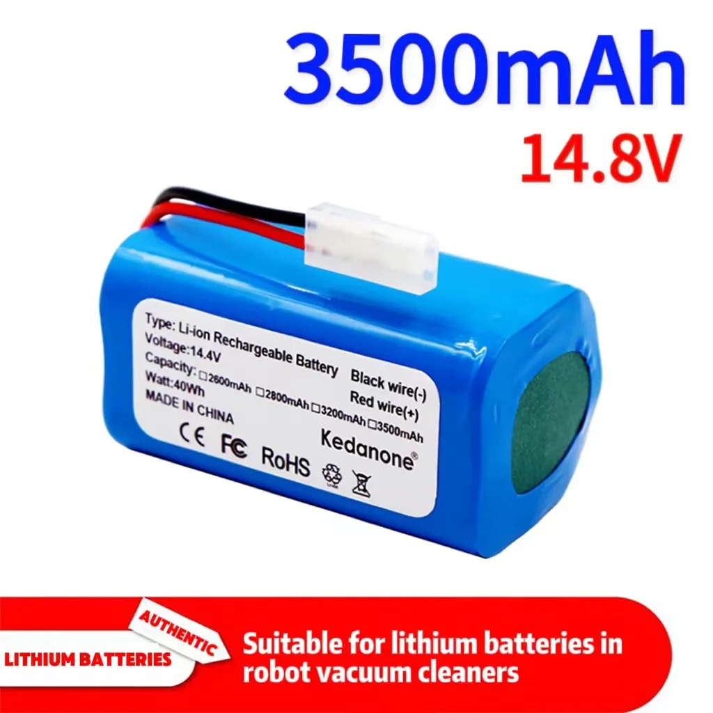 

Оригинальный литий-ионный аккумулятор 14,8 в, 12800 мАч для робота-пылесоса Xiaomi G1 MI Essential MJSTG1, набор батарей 18650