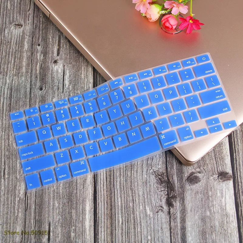 Premium Keyboard Cover for MacBook Pro and Air - US English Layout