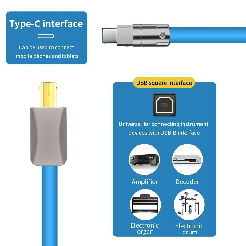 Premium HiFi Decoding DAC USB Cable