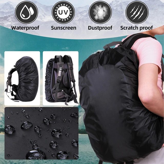 Funda impermeable para mochila, bolsa para senderismo, escalada y lluvia,  para exteriores, 35-80L - AliExpress