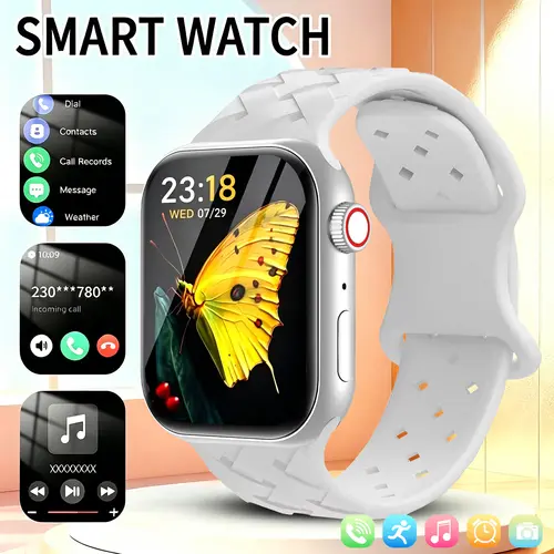 New Smart Watch for Men & Women - Wireless Call Watch,Sedentary Reminder, Calculator, Alarm Clock, Multiple Sports Modes, High Appearance Level Sports Watch, Suitable for Casual Daily Wear,For Android and IPhone - Image 9