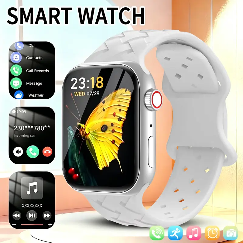 New Smart Watch for Men & Women - Wireless Call Watch,Sedentary Reminder, Calculator, Alarm Clock, Multiple Sports Modes, High Appearance Level Sports Watch, Suitable for Casual Daily Wear,For Android and IPhone - Image 9