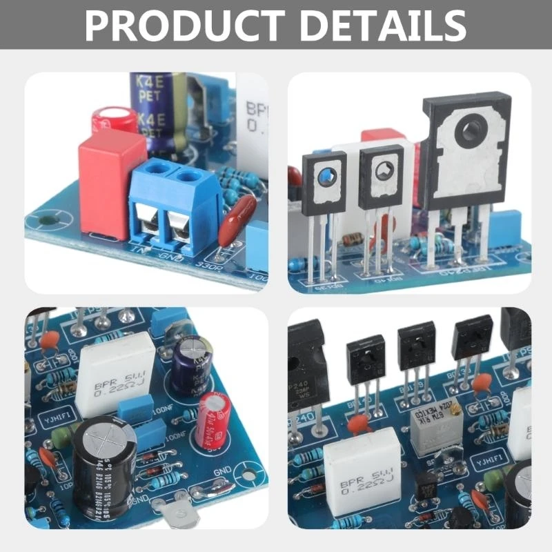 HX6A 2pcs 클래스 A 전력 증폭기 보드 100w 스피커 앰프 사운드 증폭기 보드 + -35V  + -45V 전원 공급 장치 증폭기