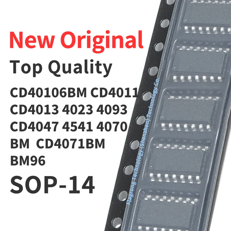 10-Pieces-CD40106BM-CD4011BM-CD4013BM-CD4023BM-CD4093BM-CD4047BM ...