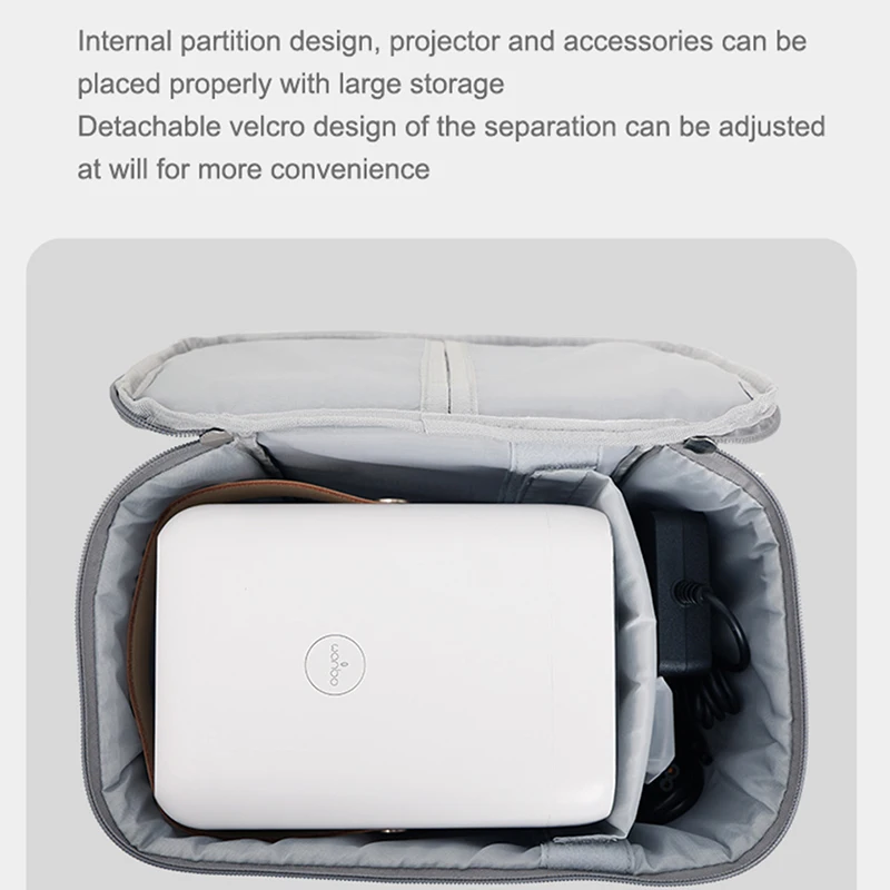 Projectors Bag For HY300/HY320/Wanbo T2 Max /X1/T4/T6 Max/T6R Max Projectors Portable Storage Case Beamer Durable Travel Bag projector case projector protective case projector storage case