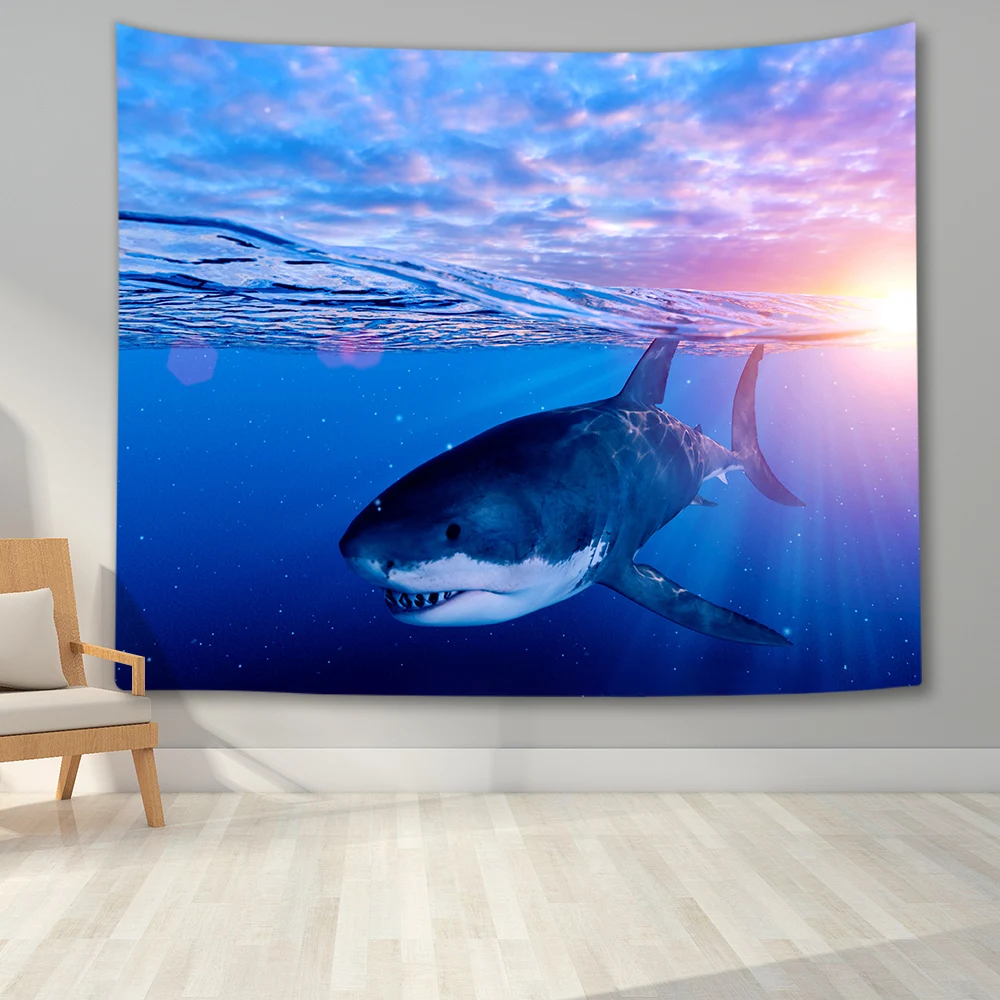 

Underwater World Tapestry Bohemian Asthetic Room Decor Tapestries Livingroom Decoration Wall Fabric Tapestries Tapiz De Pared