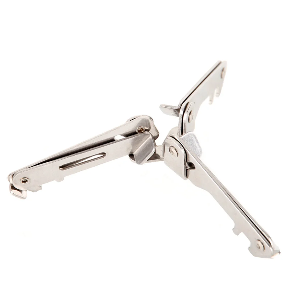 

Stainless Steel Folding Gas Tank Bracket Tripod Fixing Fixed Camping Small for Outdoor