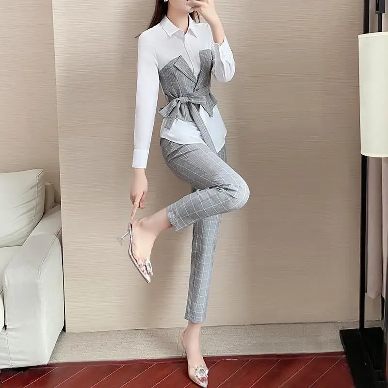 Set Professional Spring/Summer 2023 New Temperament Age Reducing Fashion Goddess Style Light Mature Two Piece Set