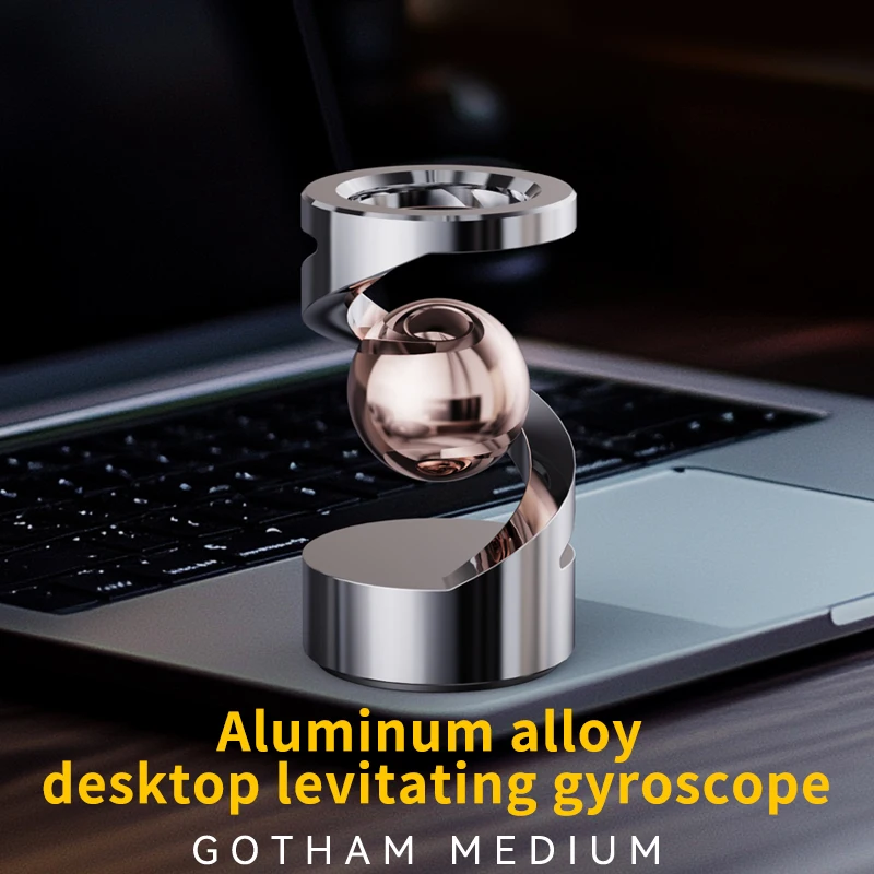 Desktop visual levitating gyroscope made of metal used for decompression and relieving stress edc Adults Children Festival gifts 5