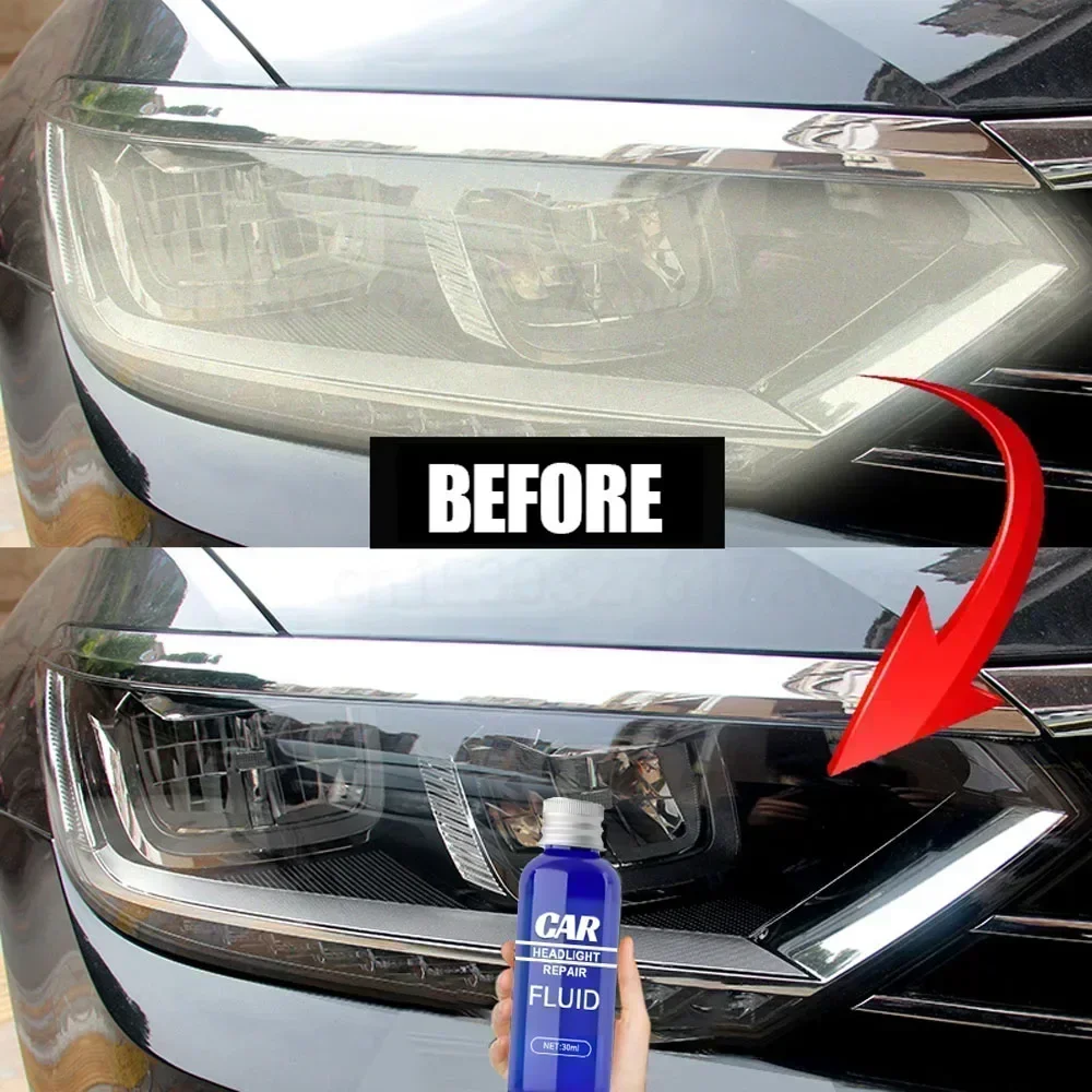 10/30/50ml Auto Car Headlight Repair Liquid Headlight Polishing Anti-scratch And Maintenance Liquid Kit Rearview Mirror Coating