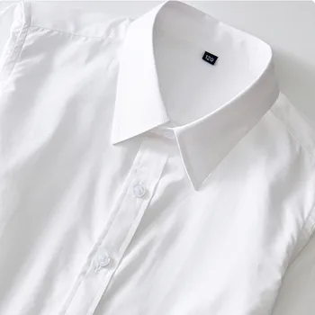 Boys Blouse Shirt Long Sleeve White Shirt Solid Boutique Formal Top For 4-13 Year Kids Teen Clothes Birthday Party Summer Autumn 2