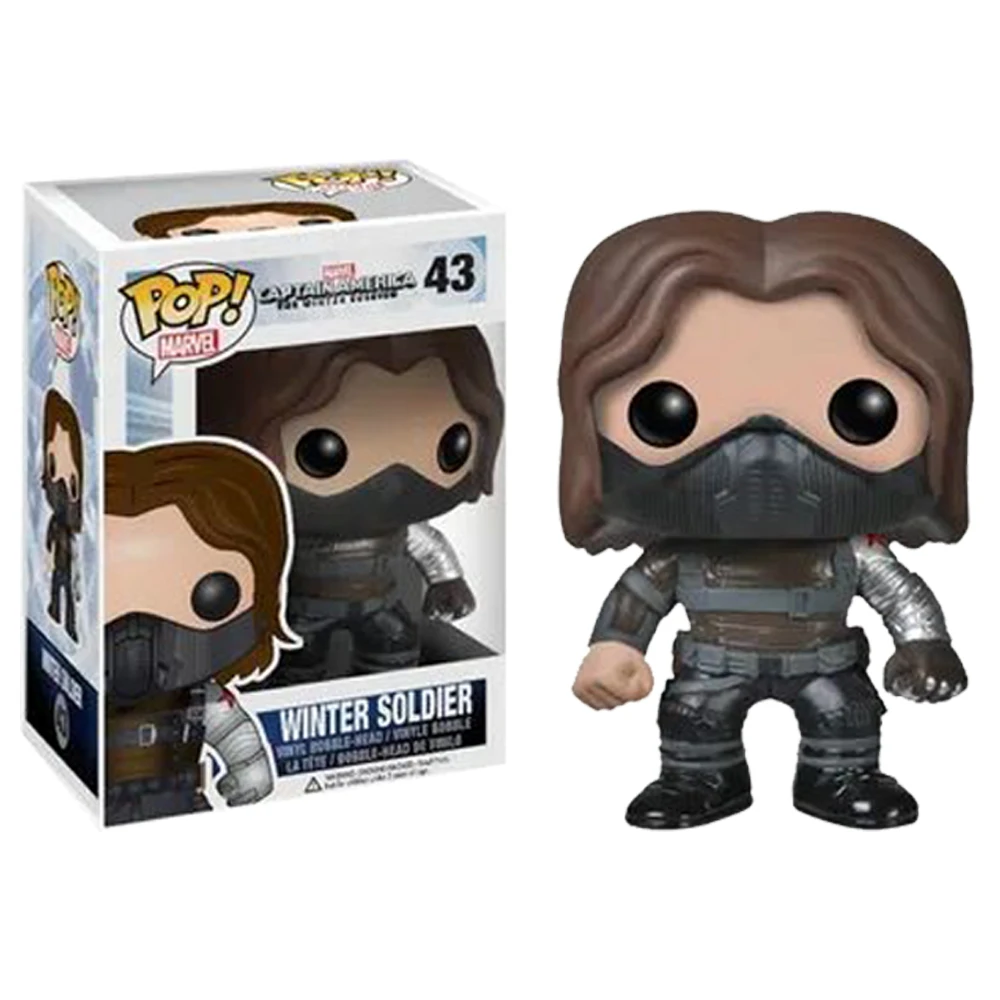 thumbnail image 5 of Funko pop CAPTAINAMERICA Black Widow #42 Winter Soldier #43#44 Figura de vinilo Muñeca Modelo Juguetes, 5 of 5