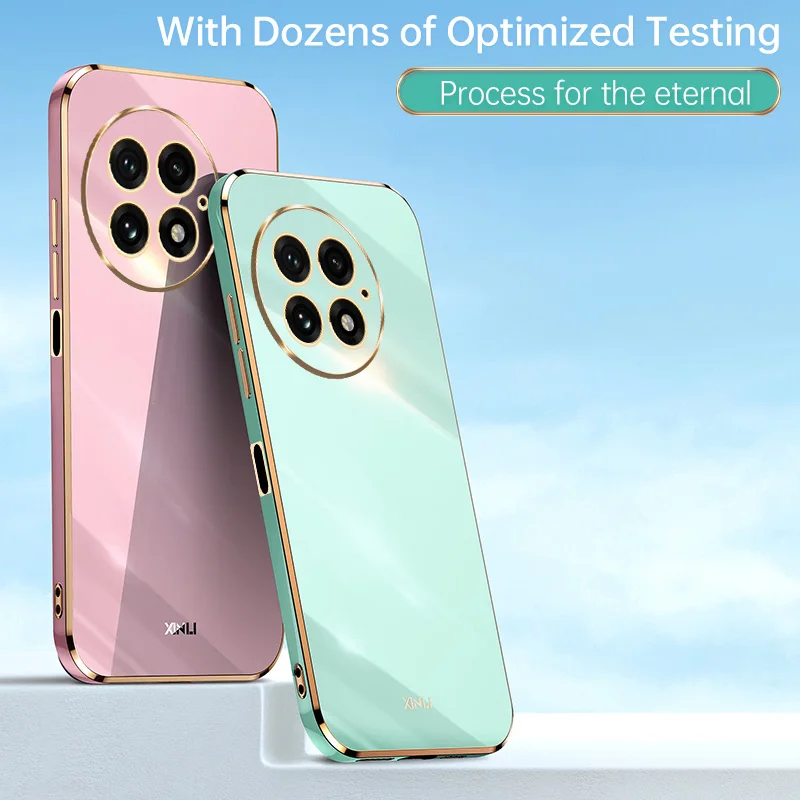 Luxury Plating Fashion Phone Case with Enhanced Camera Protection
