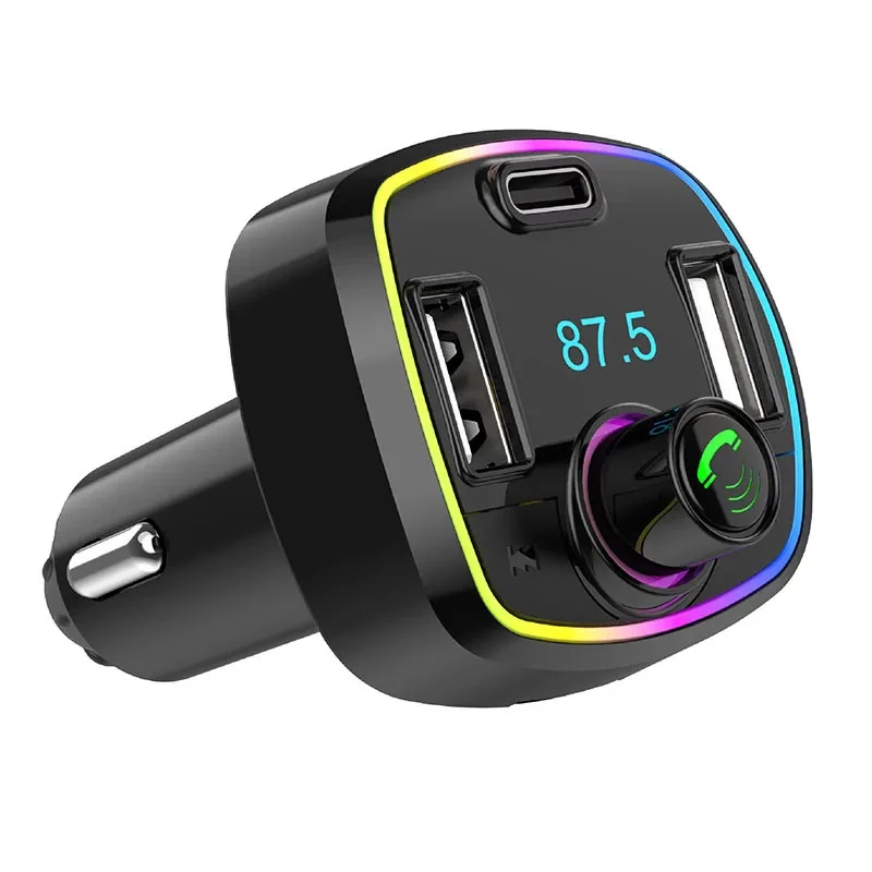 

Bluetooth Wireless Universal USB Car Fast Charger QC3.0 Car Phone Charger Fm Transmitter Radio Car MP3 Player Accessories 2024