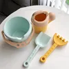 INS Children Beach Toys Set Digging Sand Plastic Bucket Shovel Engineering Truck Sand Molds Outdoor Beach Water Game Toys Tools 5