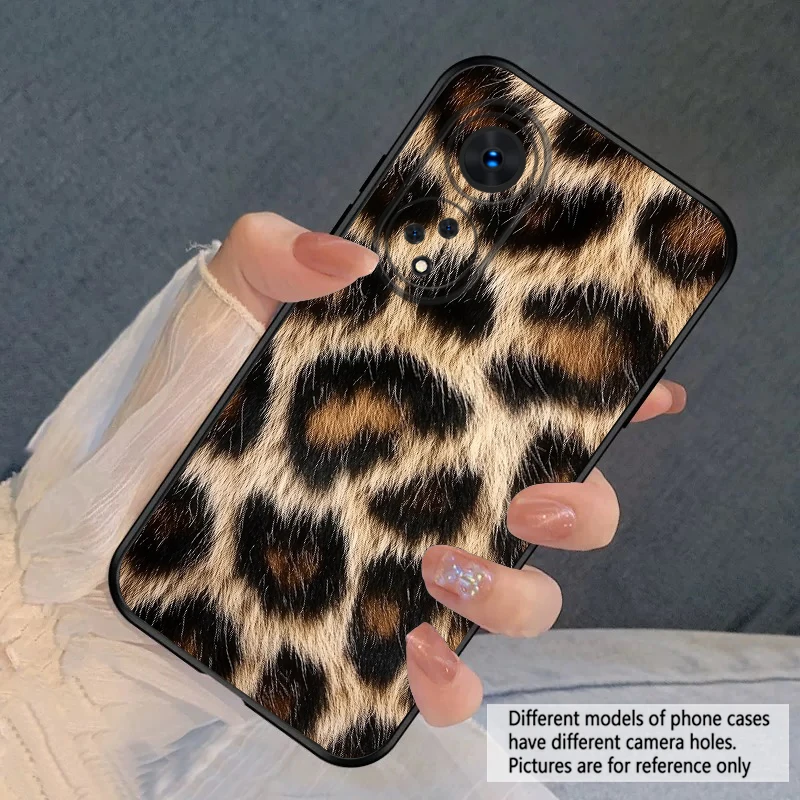 Tiger Skin Pattern Silicone Soft Phone Case