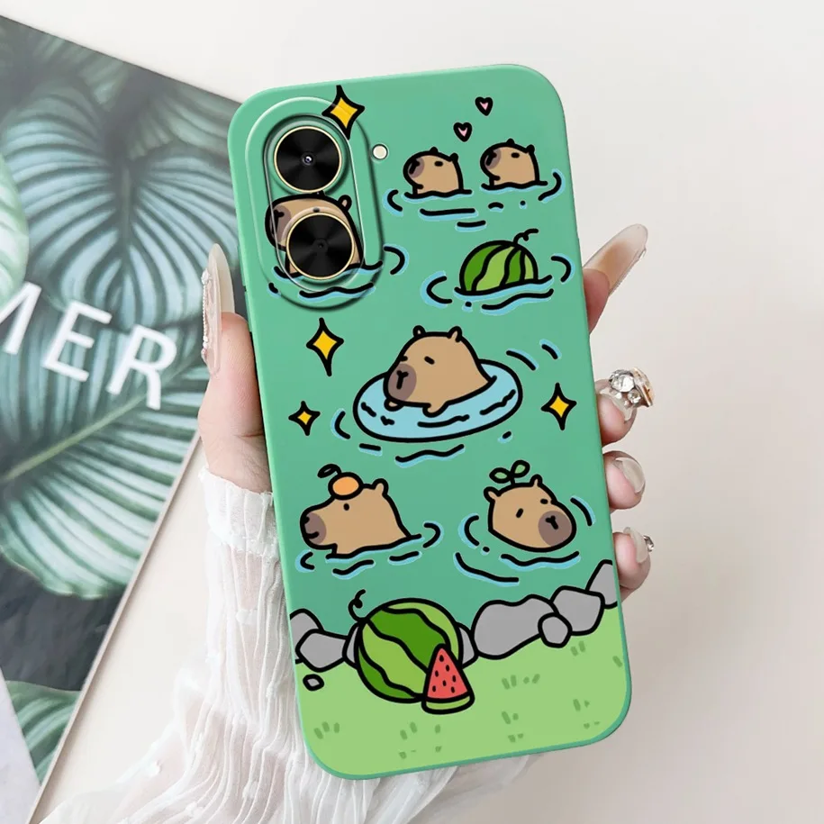 Lovely Avocado Cartoon Soft Silicone Bumper Phone Case
