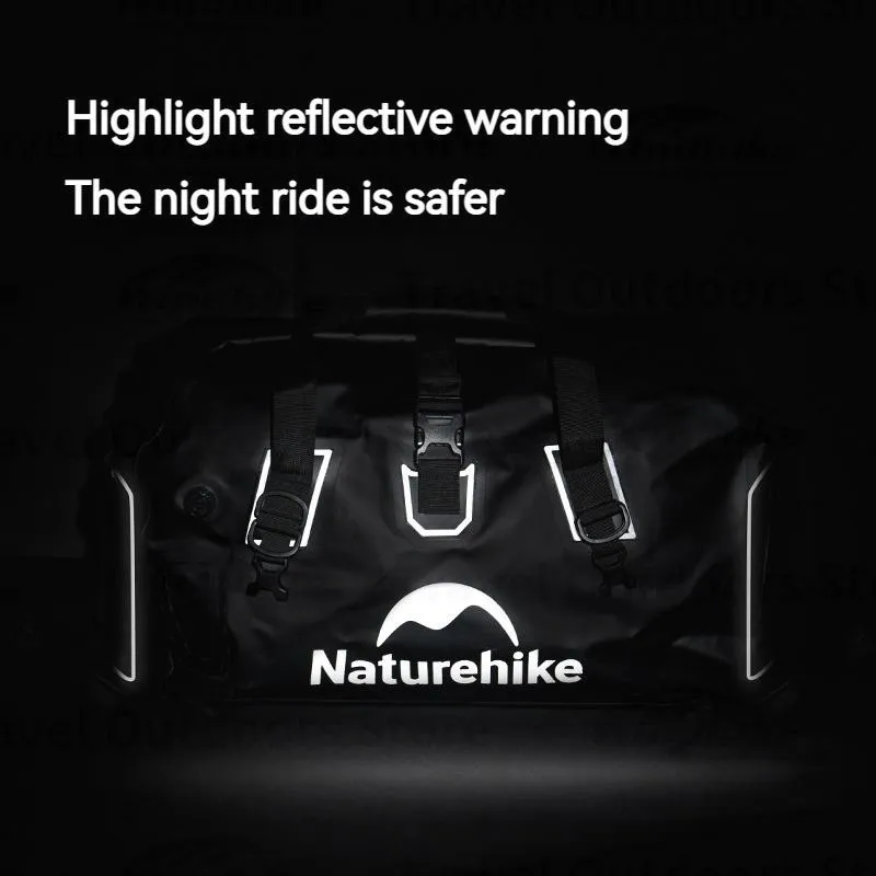 Naturehike 40L/60L/90L River Trekking Bag Outdoor 500D PVC Net Clamping Cloth Waterproof Sport Storage Bag Beach Travel