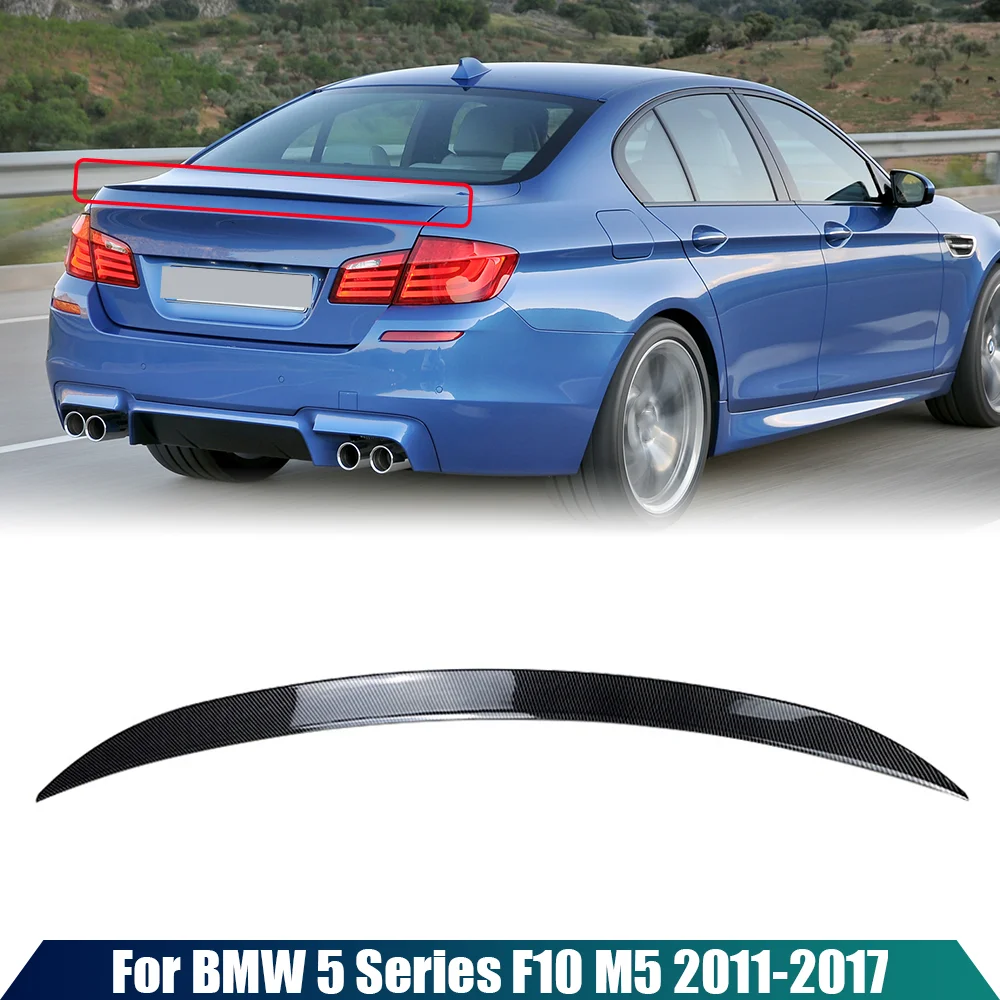 Car Rear Trunk Wing Boot Lip Abs For Bmw 5 Series F10 2011 2012 2013 2014 2015 2016 2017 Rear Spoiler Trunk Lip Wing