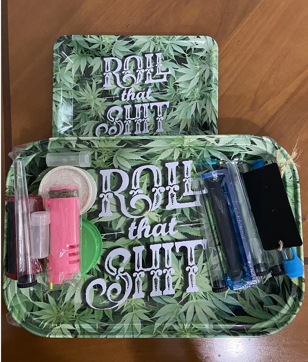 Smoking Rolling Tray Kit, Rolling Machine Set