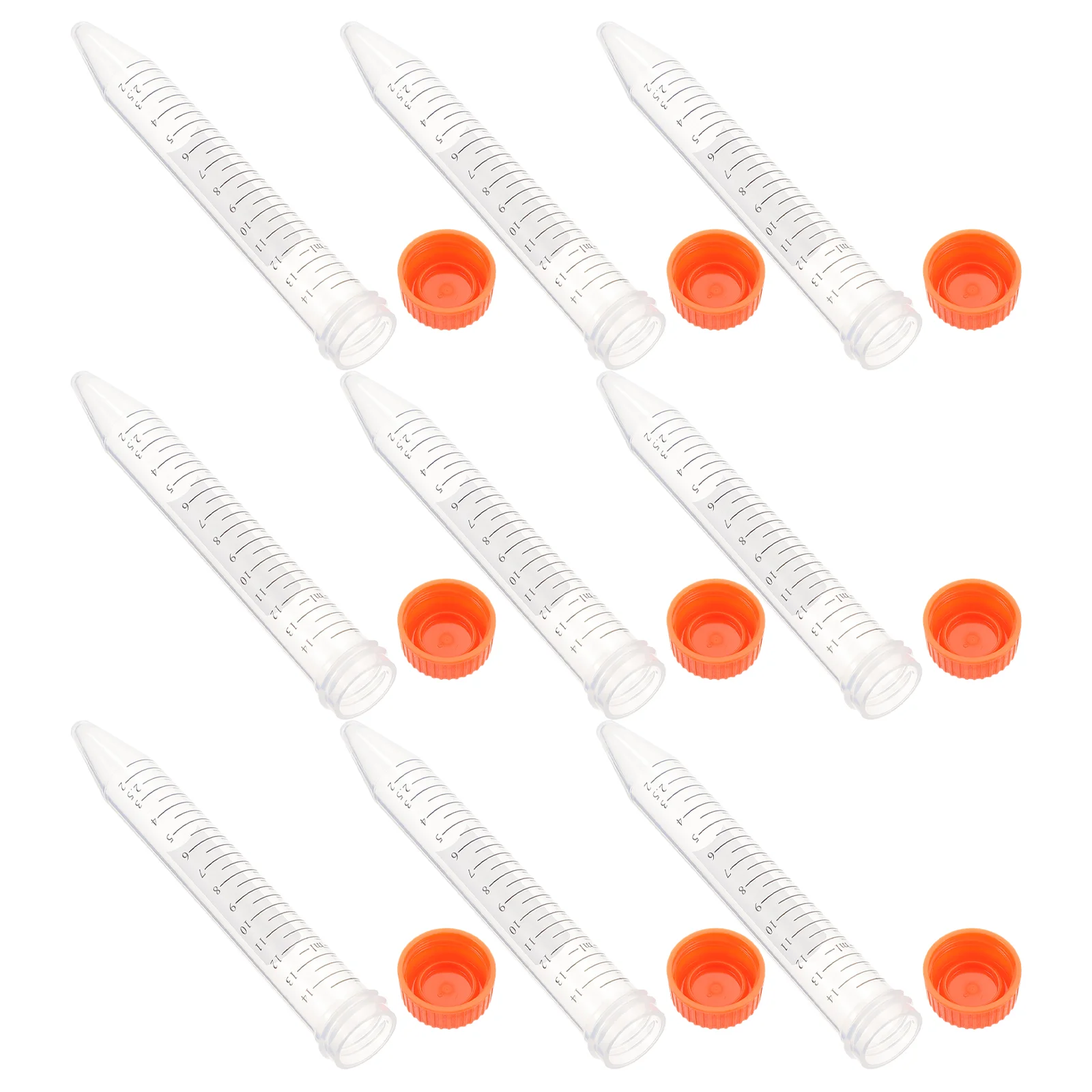 25 Pcs Centrifuge Tube Laboratory Rack Falcon Tubes Blood Test 15ml Pointed Bottom
